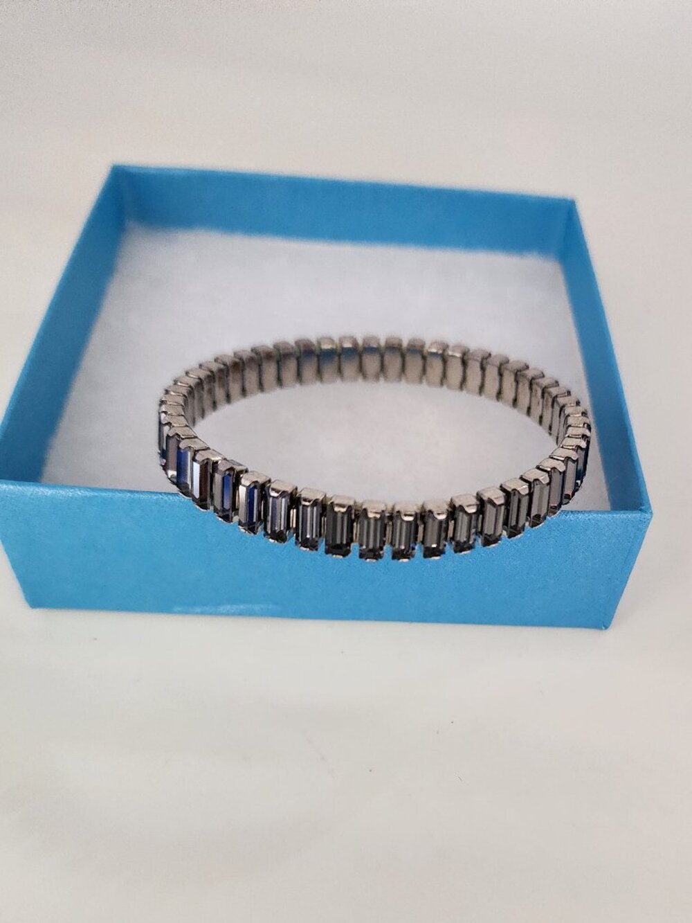 Touchstone Crystal Luxe Stretch Bracelet Midnight